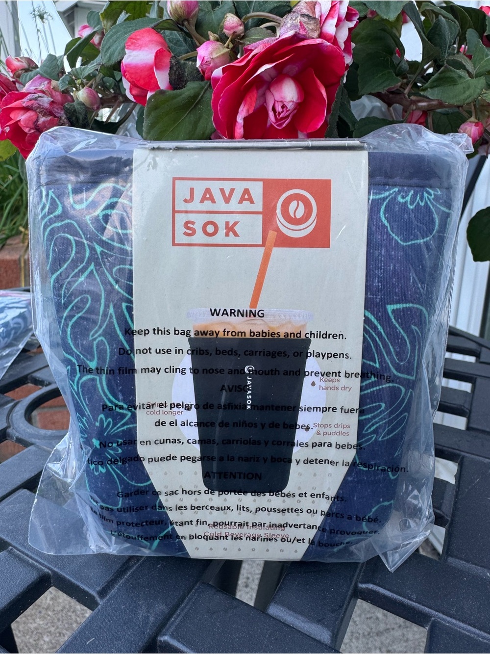 Java Sok Medium “Monstera Ink”